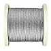 Favordrory 1/8 Inch T316 Marin Grade Stainless Steel Aircraft Wire Rope Cable for Railing, Decking, DIY Balustrade, 7x7 Construction, 150 Feet
