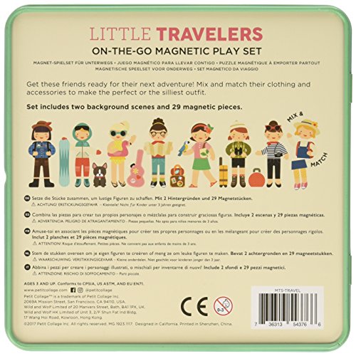 Petit Collage Mix and Match Magnetic Tin Little Traveler
