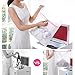 ELValley Mesh Laundry Bags, Set of 5 Bra Lingerie Wash Bag Travel Wash Bag for Bras, Delicates, Blouse, Hosiery, Stocking, Underwear (Multi-Size, White)