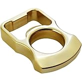 DKUWBJAS Beer Bottle Opener: Handcrafted in Brass Copper, Parties Accessory for Opening Beer Tops (Gold)