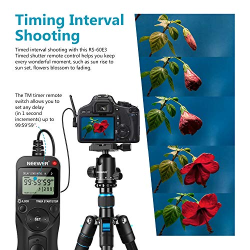 Neewer LCD Timer Shutter Release Remote Control for Canon 700D/T5i