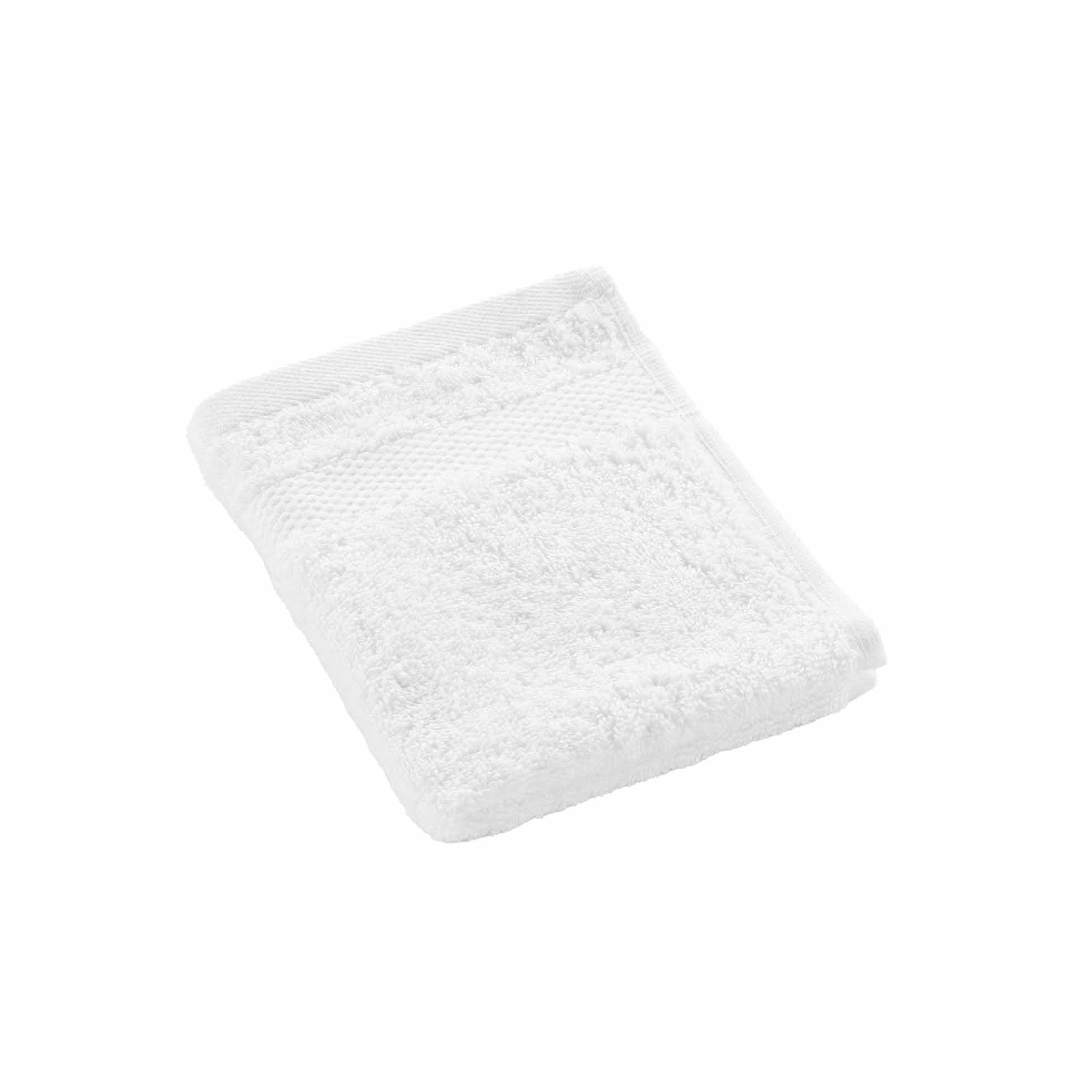douceur d'intérieur, Elegance White Guest Towel (30 x 50 cm) 100% Cotton Plain