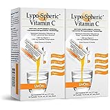 Lypo–Spheric Vitamin C – 2 Cartons (60 Packets) – 1,000 mg Vitamin C & 1,000 mg Essential Phospholipids Per Packet – Liposome