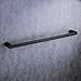 Beelee 23.6 inch Bath Towel Bar Single Towel Rail Wall Mounted, Black Painting, BA8501B