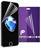 iPhone 7 Screen Protector, Fosmon [Full Screen Coverage][TPU Sticky Coating] HD Crystal Clear Screen Shield for Apple iPhone 7 - 2 Pack