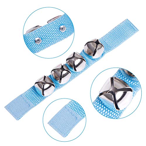 POPLAY Band Wrist Bells, 12 PCS, 6 Colors