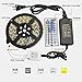 LED Light Strip Kit, Targher RGB LED Strip Waterproof SMD 5050 RGB 16.4Ft/5M 300 LEDs with 44Key Remote Controller and Power Supply for Holiday Party Outdoor Decoration
