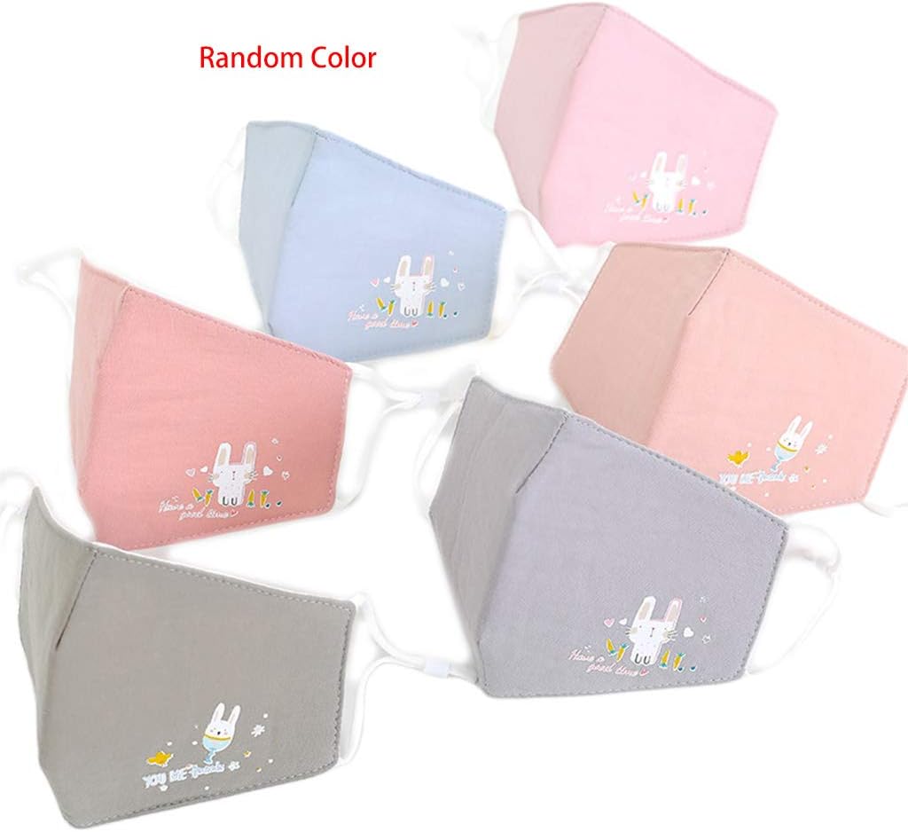 dfsdmlp Breathable PM2.5 3D Children Mouth Face Mask Anti Dust Pollution Haze Respirator