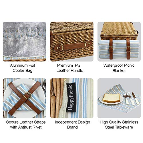 5 HappyPicnic+Insulated+Compartment+Waterproof+Kit+Classical