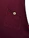Hibelle Women's Long Sleeve Cowl Neck Asymmetrical Hem Casual Pullover Tunic Tops with Pockets