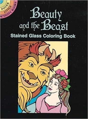 Amazon Beauty And The Beast Stained Glass Coloring Book Dover Stained Glass Coloring Book Noble Marty Coloring Books Books
