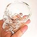 EASYTAR Crystal 3D Skull Pirate Shot Glass Drink Cocktail Beer Cup Set Of 2