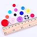 Shappy 720 Pieces Craft Buttons Sewing Buttons Resin Button, 4 Holes and 2 Holes, Assorted Colors and Sizes