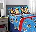 Nickelodeon Paw Patrol Kids Bedding Super Soft Microfiber Sheet Set, 4 Piece Full Size, Blue/Red Design