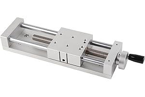 Linear Stage Table KA80-1402-50/100/150 Manual Sliding Table Linear Rail Stage Cross Aluminum Alloy with High Accuracy 80×80m