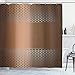 CdHBH Industrial Perforated Grid Illustration of Perforated Grid Sheet Steel Futuristic Technology Themed Bathroom Shower Curtain for Bathroom Shower Room Hotel Polyester Waterproof Fabric