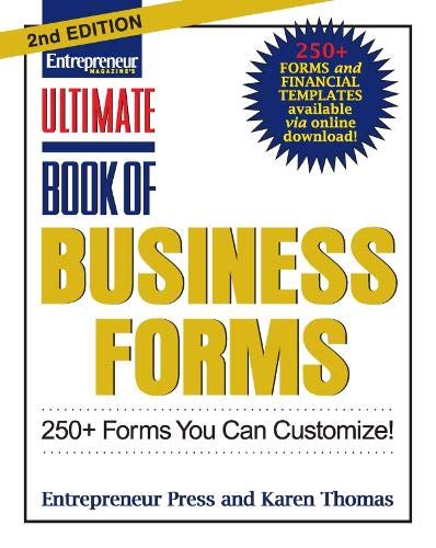image for Entrepreneur Press Ultimate Book of Business Forms: 250+ Forms You Can