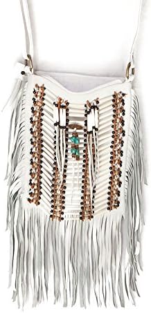 BohoBags OfficialBoho Bag Square L| Real Leather | Fringe Purse | Bohemian Bags