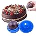 Ice Ball Maker Mold - Blue Silicone Ice Cube Tray for Star Wars Lovers - 5.5X 5.8cm Round Ice Ball Spheres for Baking and Cool Drinks_2 Pack