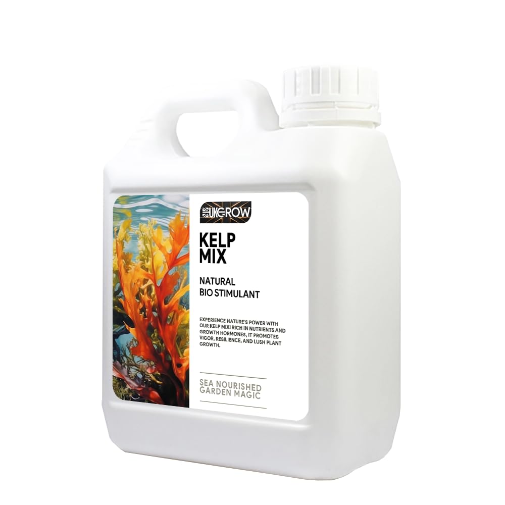 UK Grow Premium Hydroponic and Soil Nutrients - Maximize Plant Growth and Yield (1Ltr, Kelp Mix)