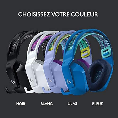 G733 Casque Gamer Sans Fil LIGHTSPEED avec Bandeau de Suspension
