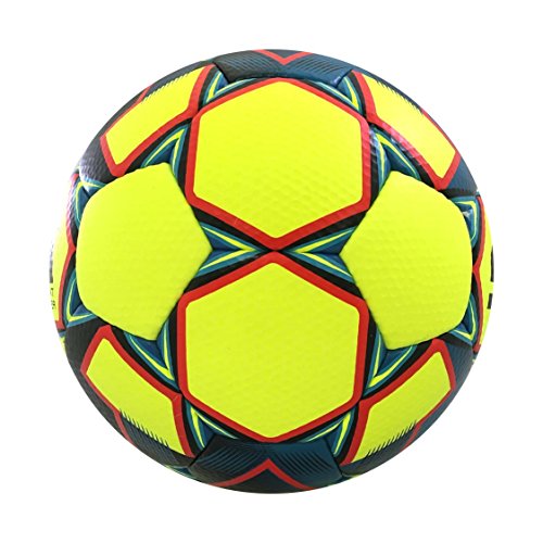 Select Brillant Super Soccer Ball, Yellow/Blue/Red, Size 5 Sporting