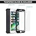VANSIN iPhone 7 Case, 360 Full Body Protection Hard Slim Case Coated Non Slip Matte Surface with Tempered Glass Screen Protector for Apple iPhone 7 Only (4.7-inch) - (Black)