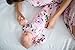 Baby Be Mine Newborn Gown and Hat Set Layette Romper Coming Home Outfit (Newborn, Amelia)