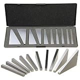 Anytime Tools Angle Block Set 1&deg;, 2&deg;, 3&deg;, 4&deg;, 5&deg;, 10&deg;, 15&deg;, 20&deg;, 25&deg;, 30&deg; Precision +/- 20 Seconds, Machinist Tool, 10 Piece Set