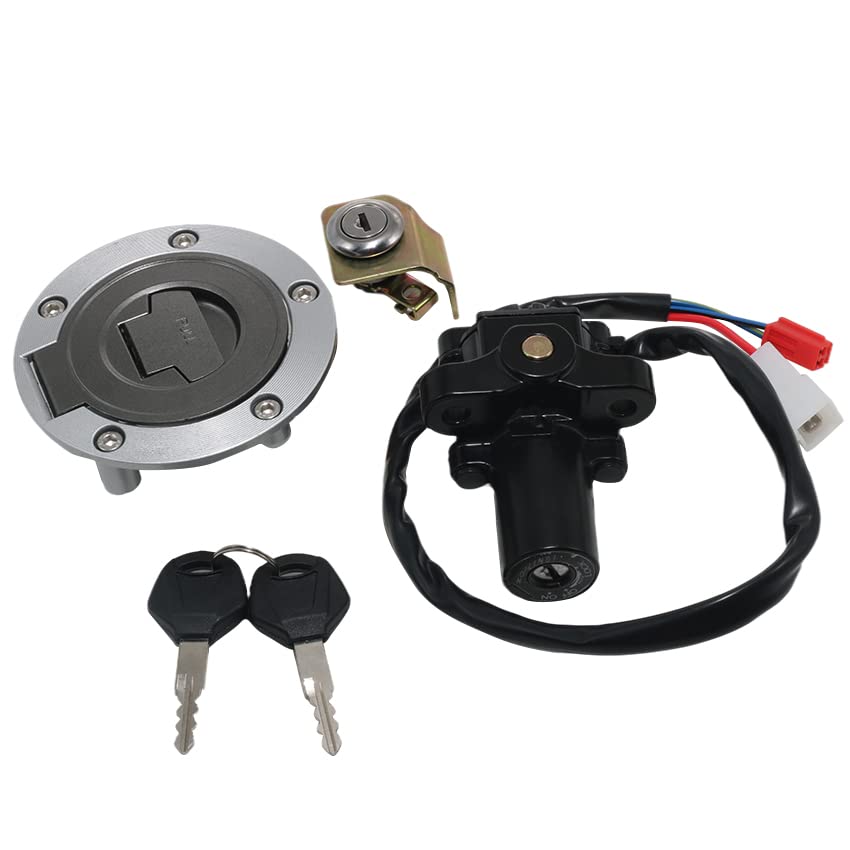 Photo 1 of Ignition Switch Gas Cap Cover Seat Lock Key Set for Yamaha YZF R1 R1 2004-2014 for Yamaha YZF R6 R6 2006-2016 for Yamaha MT01 MT-01 2005-2009 for Yamaha Ignition Switch fuel tank cap