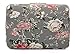 kayond Gery Rose Patten canvas Water-resistant 11.6 Inch Laptop Sleeve case for 11.6 inch Notebook Computer 11 Pocket Tablet