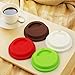 Yilove silicon coffee cup lid for ceramic travel Coffee Mug,4 Pack
