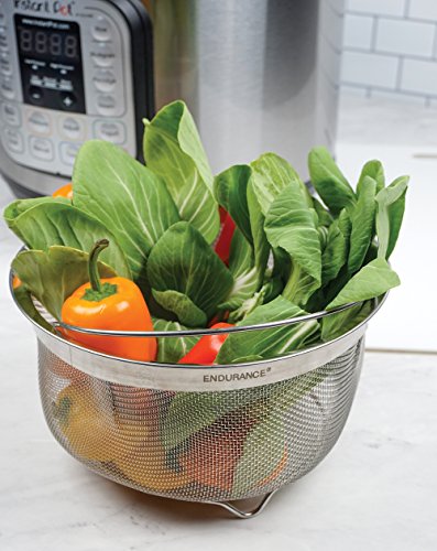 RSVP-International-M8-FH-Mesh-Colander-Strainer-Basket-with-Folding-Handles-3-Quarts-For-Pasta-Frying-Salads-Dishwasher-Safe-Use-in-Pressure-Cookers-Steaming-Draining-Rinsing