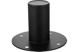 LRXIYODE Metal Speaker Holder Iron Base Pole Mount Speaker Bracket Replacement Compatible with Live Sound