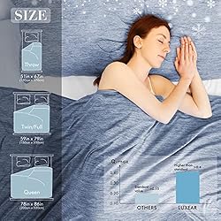 LUXEAR Twin/Full Size Cooling Blanket, Summer