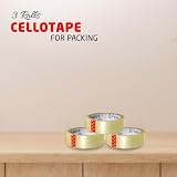 1ABOVE Clear Packing Tape 3 Rolls 24mm x 40m Strong Adhesive Sellotape view 3