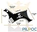 PILPOC Beard Shaping Tool, Beard Shaper Lineup, Beard Template Stencil, Premium Quality, Goatee, Mustache, Cheek Line, Neck Line, Forehead, Sideburns, Printed Guide, Exclusive Package & E-Book (PLUS)
