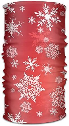 Headbands Red Snowflakes Seamless Style Bandanna Headwear Headscarf Lightweight Summer Scarf