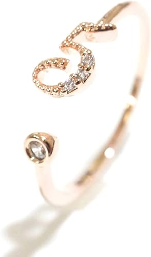 Amazon Over Rag ナンバーフリーサイズリング レディースリング リング 可愛い プチプラ フリーサイズ 指輪 ゴールド ラッキーナンバー 大人可愛い 女子会 大人可愛い ブロガー 18 ピンク ナンバー5 リング 通販