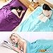 PeakAttacke Adult Travel Ultra Light Portable Envelope Sleeping Bag Accessory Comfortable Traveling Liner for Hotel,Camping(Blue)