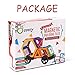 Magnet Tiles Building Block, Cossy 115 PCs Magnetic Stick and Stack Set for Girls and Boys, Perfect STEM Educational Toys for Kids Children. Suitable for for 3+ Year