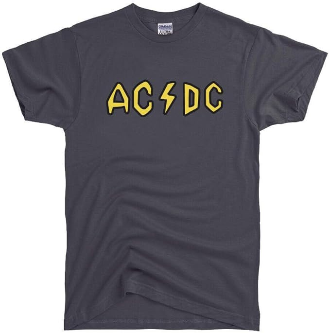Amazon.com: DIRTYRAGZ AC/DC Beavis & Butthead ACDC Logo Adult Gray T ...