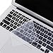 MOSISO Keyboard Cover Silicone Skin Compatible MacBook Pro 13 Inch, 15 Inch (with or Without Retina Display, 2015 or Older Version) MacBook Air 13 Inch, Clear