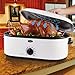 Oster CKSTRS16-WSB-W Self-Basting Roaster Oven, 16-Quart