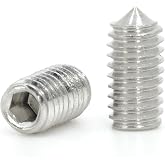 ReplacementScrews Set Screws Compatible with Moen YB8808 | 90 Degree Toilet Paper Holder, (YB8808BN, YB8808CH, YB8808BL), Stainless Steel Grub Screws, Pack of 2