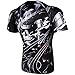 Venum Samurai Skull Short Sleeve MMA Rashguard - Black