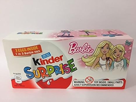 huevos kinder de barbie