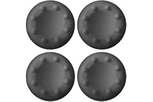 GGZONE 4PCS Thumb Stick Grips Caps Silicone Analog Thumbstick Grips Cover for Xbox One Xbox 360 PS5 PS3 PS4 PS4 Pro Slim Accessories (Gray)