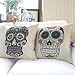 Bloong Yamimi Skull Linen Cloth Pillow Cover Cushion Case 18