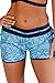 FIYOTE Women Printed Sporty Swimsuit Tankini Plus Size Beach Shorts S-XXL